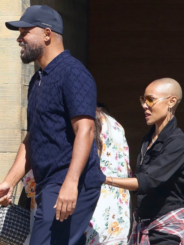 Will Smith and wife Jada Pinkett Smith seen together in public